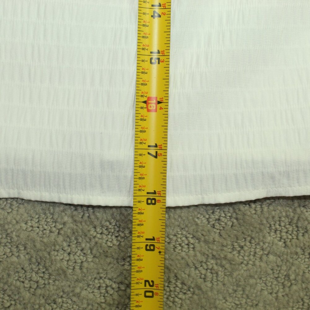 Elizabeth and James Puffed Sleeve Ruched Blouse - Size Small - White - Picture 5 of 7